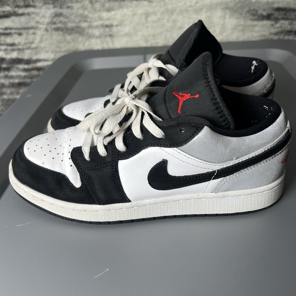 Nike Air Jordan 1 Low Panda Toe HF3188-106 GS Size 7Y - Picture 3 of 8